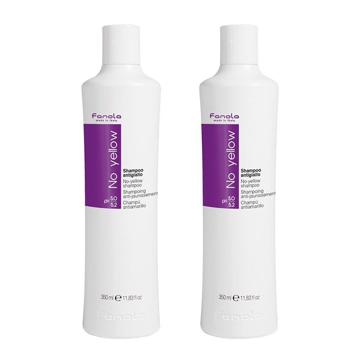 2-pack Fanola No Yellow Schampoo 350ml