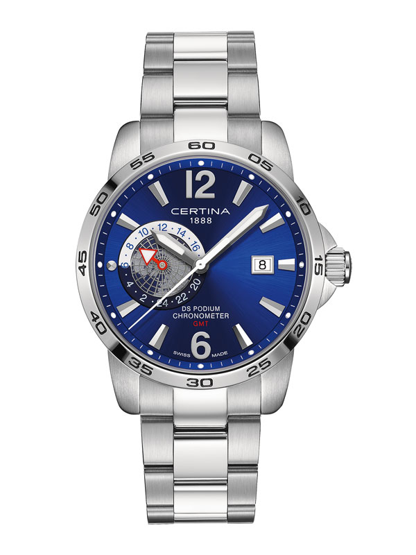 Certina DS Podium GMT COSC Chronometer C034.455.11.047.00