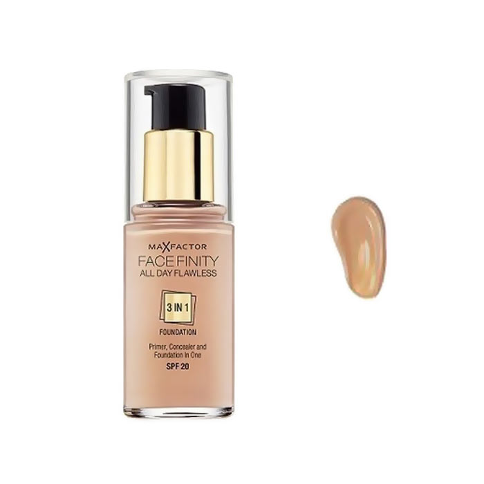 Max Factor Facefinity 3 In 1 Foundation 77 Soft Honey