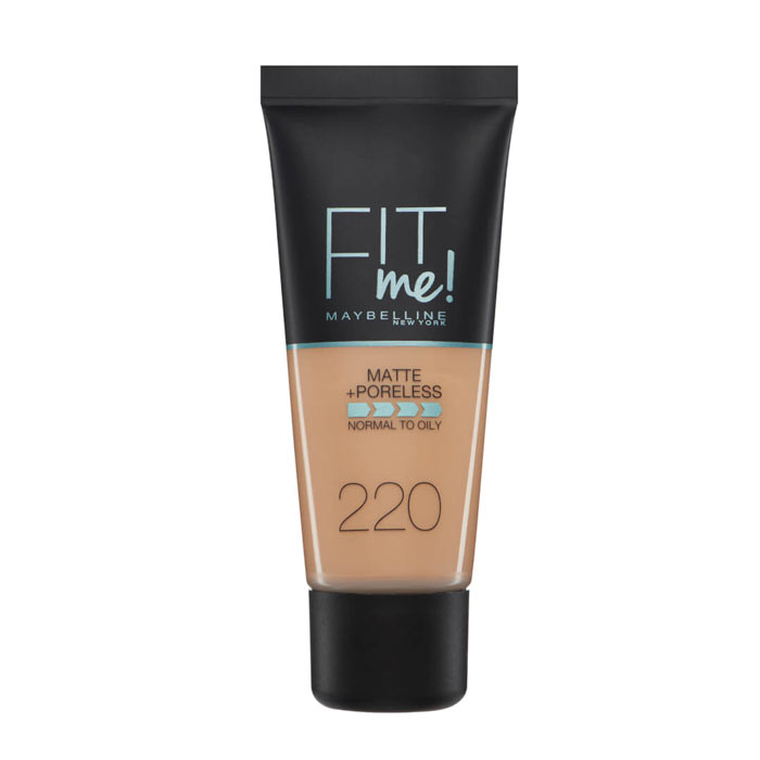 Maybelline Fit Me Matte + Poreless Foundation- 220 Natural Beige