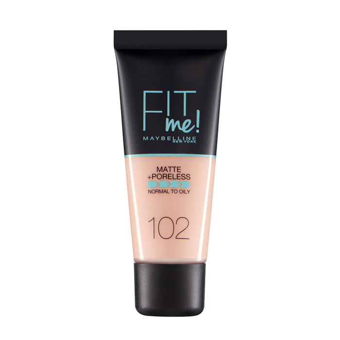 Maybelline Fit Me Matte + Poreless Foundation - 102 Fair Ivory